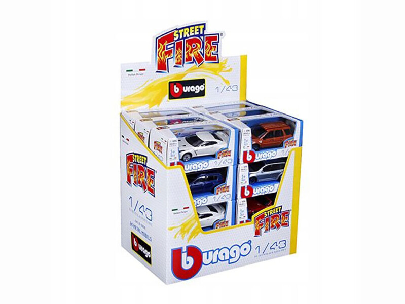 Bburago Street Fire mix druhů 1:43 